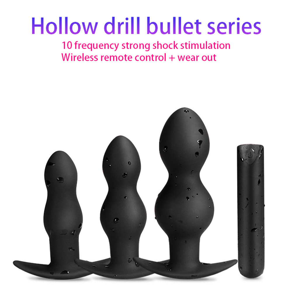 Wireless Remote Control Bullet Vibrator Anal Plug Prostate Massager Dildo For Women Men Gay Sex Toy Butt Plug - 5