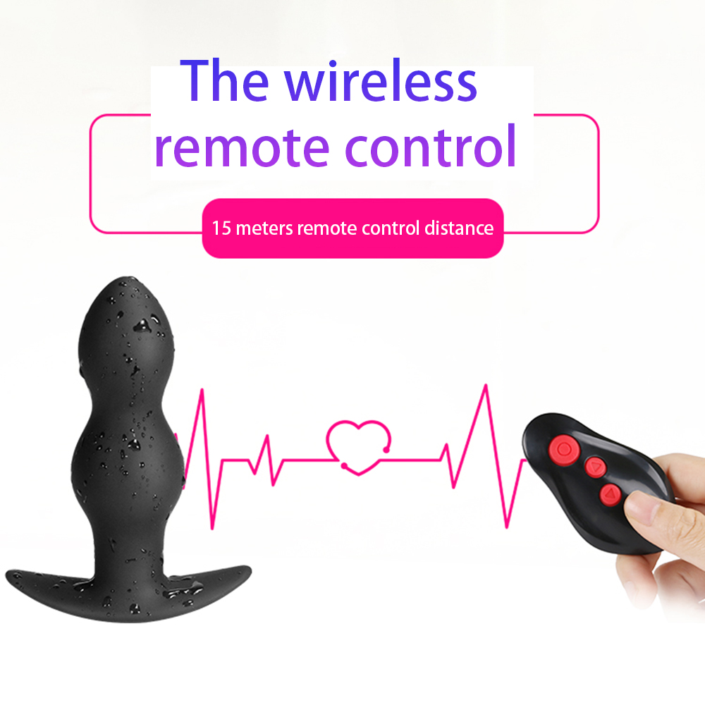 Wireless Remote Control Bullet Vibrator Anal Plug Prostate Massager Dildo For Women Men Gay Sex Toy Butt Plug - 6
