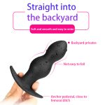 Bullet Vibrating Anal Plugs Wireless Remote Dildo Vibrator Sex Toys For Woman Male Gay Anus Prostate Massager Butt Plug - 3