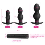 Bullet Vibrating Anal Plugs Wireless Remote Dildo Vibrator Sex Toys For Woman Male Gay Anus Prostate Massager Butt Plug - 5