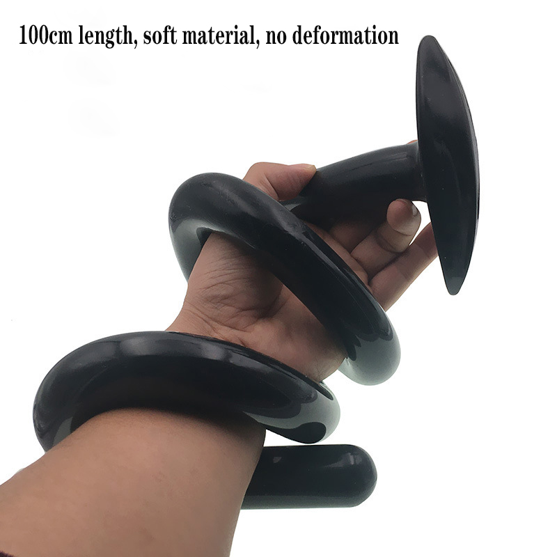 Extra Large 100cm Silicone Anal Plug Huge Dildo Expander Adult Toy For Men Women - 4