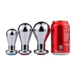 Buttplug Anal Masturbation Big Bulb S M L Stainless Steel Metal Dildo Insertion Ass Sex Toys For Men Smooth And
