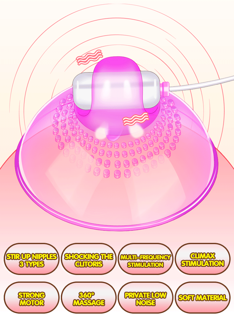 Lick Tongue Nipple Vibrator Clitoris Stimulator Breast Massage Sucker Cup Oral Sex Toy For Couples - 3