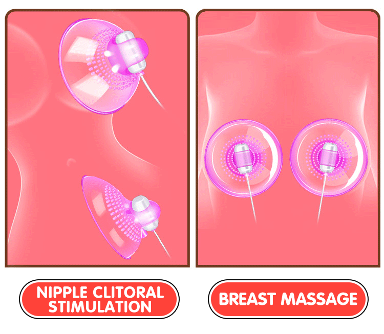 Lick Tongue Nipple Vibrator Clitoris Stimulator Breast Massage Sucker Cup Oral Sex Toy For Couples - 15