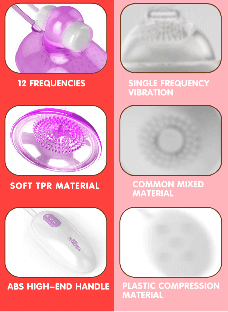 Lick Tongue Nipple Vibrator Clitoris Stimulator Breast Massage Sucker Cup Oral Sex Toy For Couples - 18