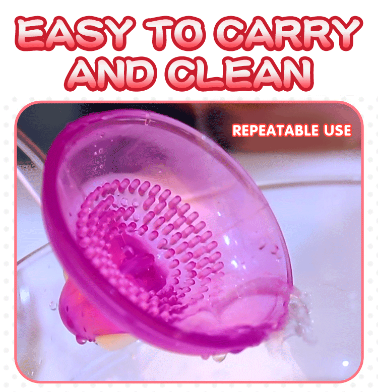 Lick Tongue Nipple Vibrator Clitoris Stimulator Breast Massage Sucker Cup Oral Sex Toy For Couples - 19