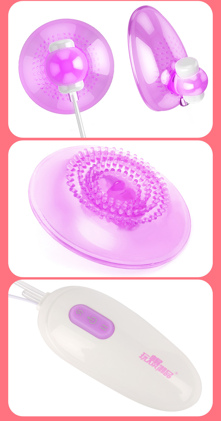 Lick Tongue Nipple Vibrator Clitoris Stimulator Breast Massage Sucker Cup Oral Sex Toy For Couples - 25