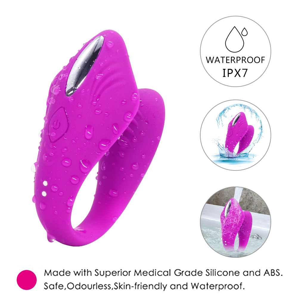 Usb Rechargeable Dual Vibrators Wireless Gspot Stimulation Utype Adult Toy For Couples Massager Sex Toy For Women - 5