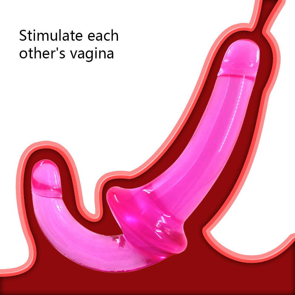 Strapless Strapon Double Ended Dildo For Lesbian Anal Vaginal Stimulation Adult Sex Toy Genderneutral Pleasure Tool - 2
