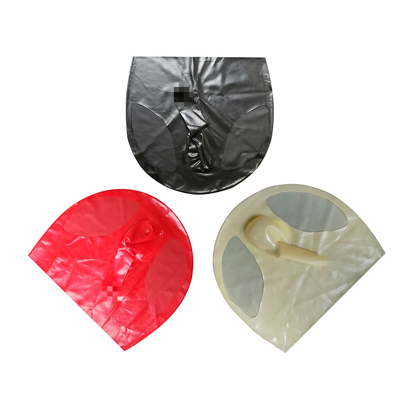 Mens Latex Briefs Seamless Underwear With Condom Pant Fetish Gay Restraints Erotic Sheath Underpants Sexy Adult Toys - 1