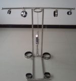 Top Stainless Steel Bdsm Bondage Frame Torture Device Arm Wrist Leg Ankle Restraint Handcuffs Neck Corset Collar Anal Hook Dildo