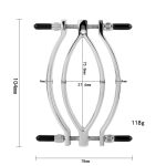 Metal Kit Set Anal Plug Vagina Spreader Clamp Pussy With Chain Bdsm Bondage Voyeur Accessory Adult Sex Toys For Couple Game Tool - 4
