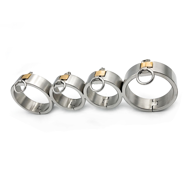 Stainless Steel Bdsm Handcuffs Adult Couples Game Restraints Shackle Lock Manacles Erotic Toy G76115 - 8