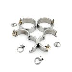 Stainless Steel Lock Connect Handcuffs Shackle Adult Game Manacles Restraints Sex Salve Products Bdsm Toys For Couples G7-6-115 - 2