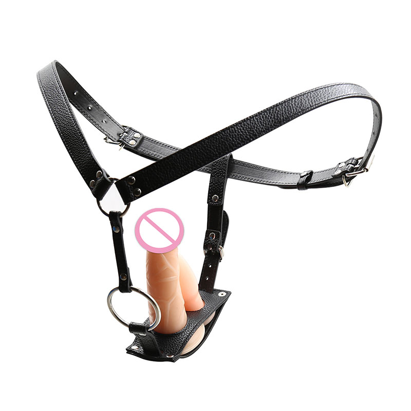 Womens Adjustable Chastity Belt Analvaginal Dildo Strapon Sex Toy For Enhanced Pleasure Gayfriendly - 2