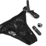Adult Game Bullet Vibrator Remote Control Clitoris Stimulator With Lace Underwear Mini Sex Toys For Women - 2