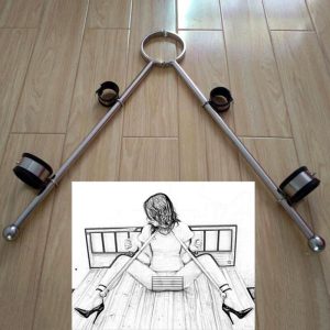 Stainless Steel Spreader Bar Open Leg Bdsm Torture Device Neck Collar Handcuffs Ankle Cuffs Adult Games Slave Bondage Restraints