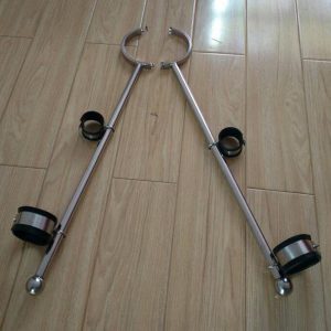 Stainless Steel Spreader Bar Open Leg Bdsm Torture Device Neck Collar Handcuffs Ankle Cuffs Adult Games Slave Bondage Restraints - 2