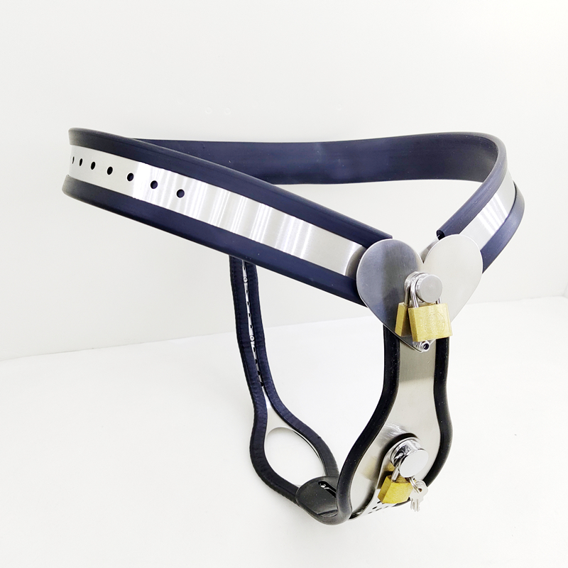 Luxury Stainless Steel Heartshaped Lock Chastity Belt For Women Bdsm Bondage Tools Adult Game Device Sexual Wellness Toys For Couples - 9