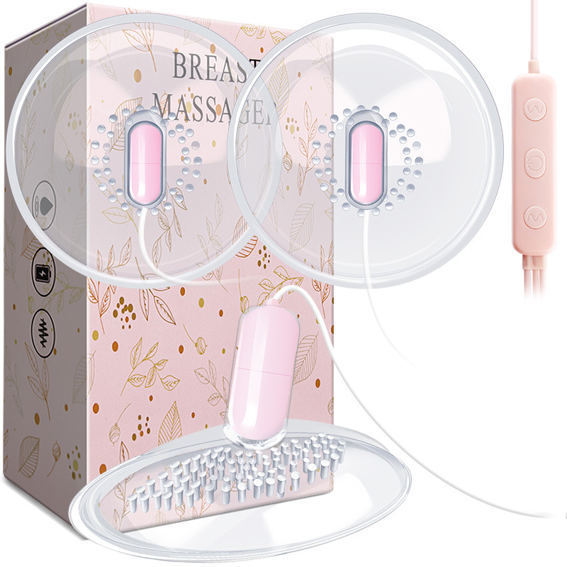 Silicone Nipple Sucker Massager With 20 Speed Remote Control Vibrating Breast Stimulator For Womens Pleasure And Masturbation - 1