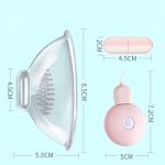 20 Speed Female Silicone Nipple Sucker Massager Remote Control Vibrating Sex Toys Stimulate Women Breast Masturbation Shop - 3