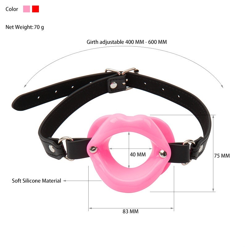 Silicone Oring Gag Bdsm Bondage Erotic Toy Adult Fetish Fun For Couples Slave Roleplay - 9