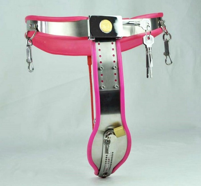 Stainless Steel Female Chastity Belt Arc Style With Vaginal Plug Bdsm Bondage Adult Fetish Wear - 3