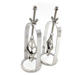 Stainless Steel Bdsm Nipple Clamps Breast Cage Heavy Duty Adjustable Mimi Torture Clip Stretcher Couple Flirt Toy