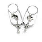 Stainless Steel Bdsm Nipple Clamps Breast Cage Heavy Duty Adjustable Mimi Torture Clip Stretcher Couple Flirt Toy - 2