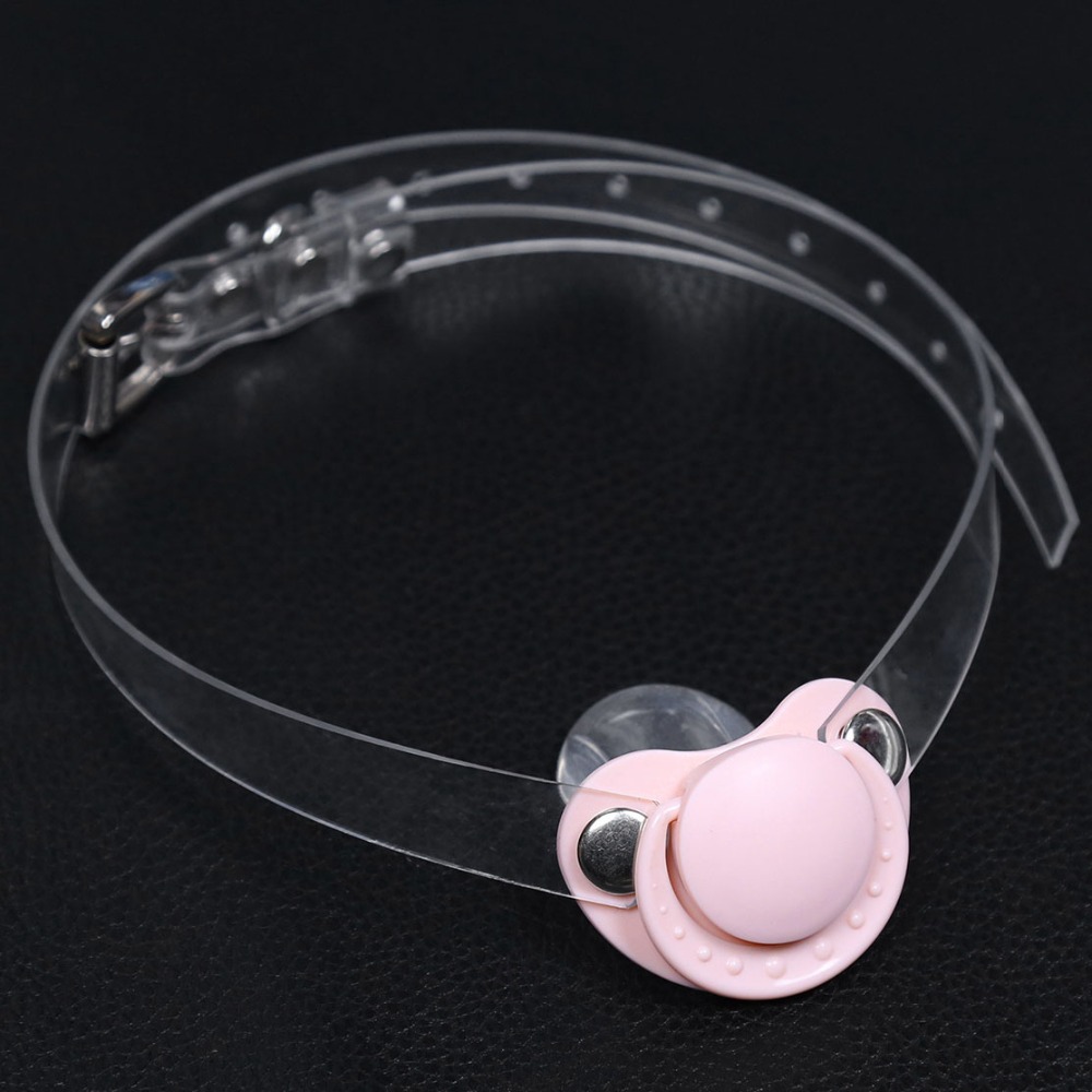 Adjustable Transparent Silicone Mouth Gag Couples Bdsm Bondage Slave Toy Comfortable Adult Role Play Accessory - 2