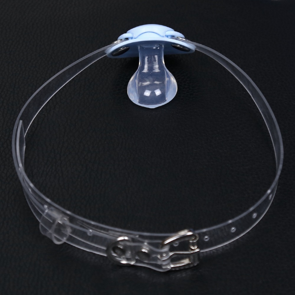 Adjustable Transparent Silicone Mouth Gag Couples Bdsm Bondage Slave Toy Comfortable Adult Role Play Accessory - 7