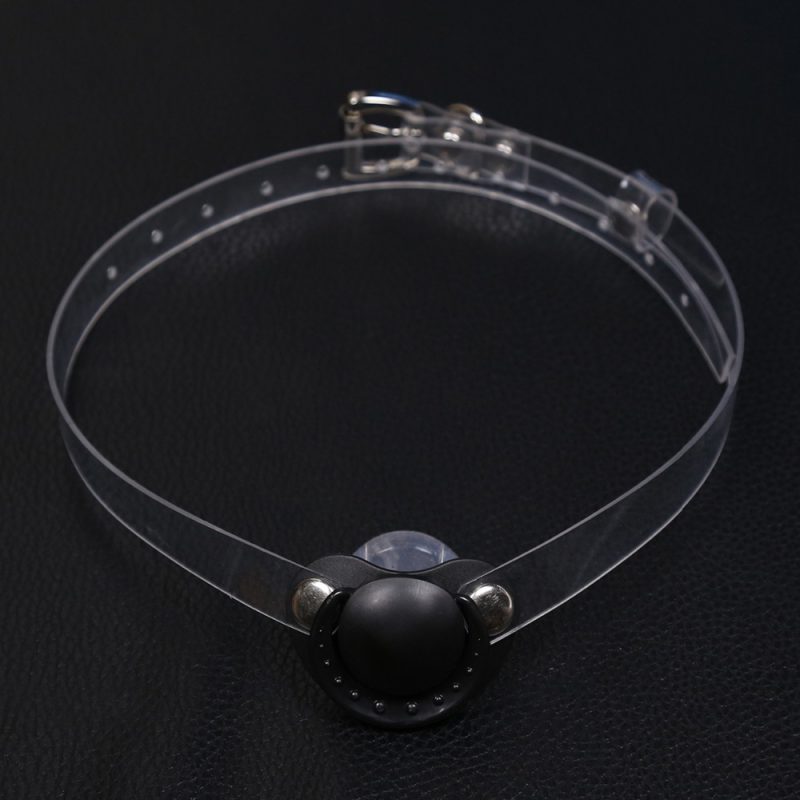 Slave Bdsm Bondage Mouth Gag Sex Toys Transparent Belt Adjustable Silicone Pacifier Couples Product