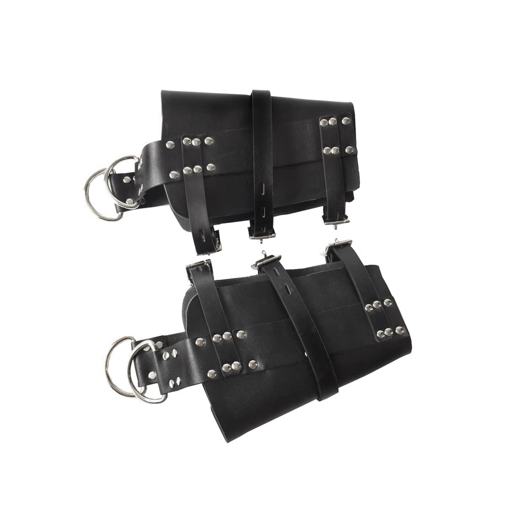 Luxurious Leather Bdsm Set With Foot Harness Adult Couples Game Suspension Sm Toys For Erotic Play - 3