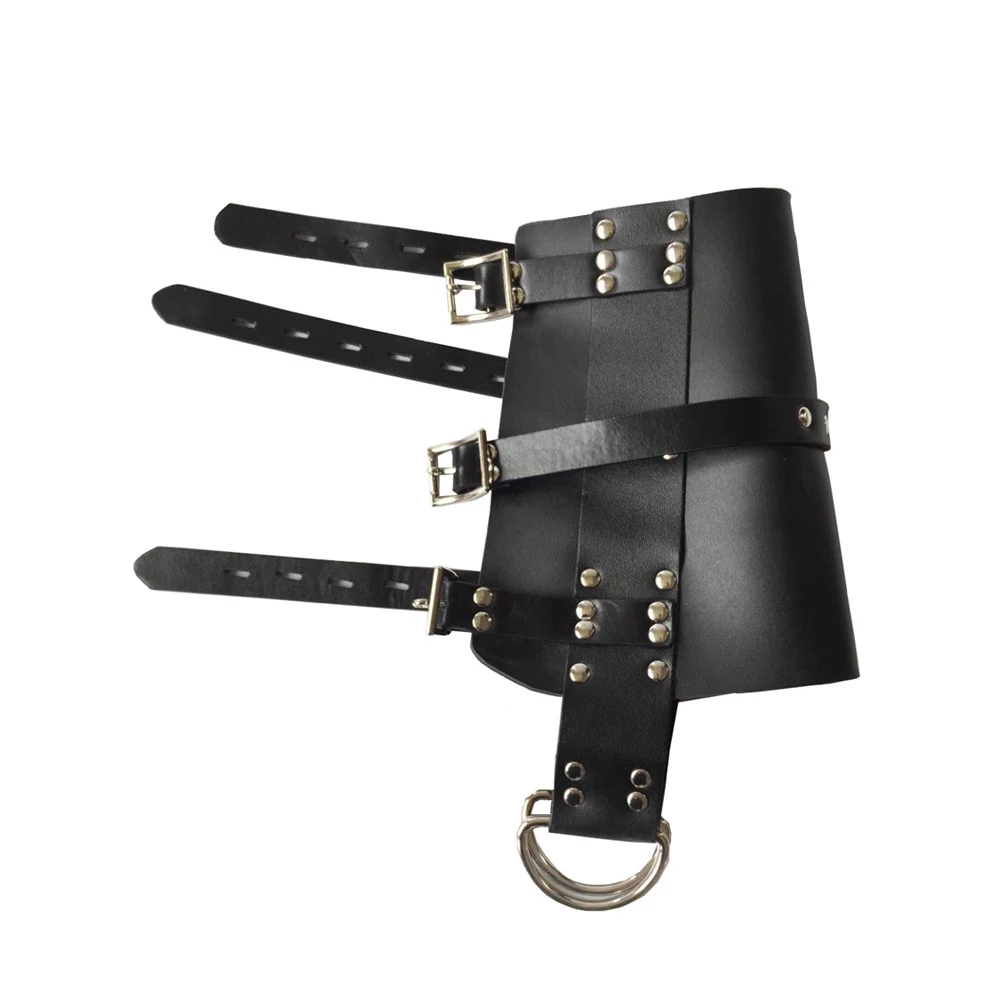 Luxurious Leather Bdsm Set With Foot Harness Adult Couples Game Suspension Sm Toys For Erotic Play - 4