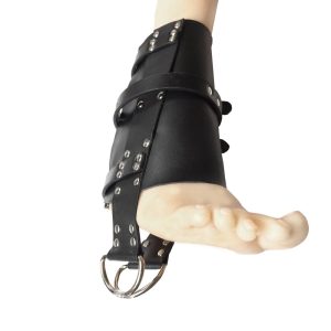 Leather Bdsm Set Hang Foot Harness Restraints Adult Games Suspension Sm Toys Sex For Couples - 2