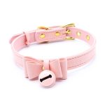 4pcs Roleplay Bondage Costume Set Cat Ears Bell Headband Lace Crotchless G-string Tail Butt Plug Bowknot Choker Sex Toys - 5