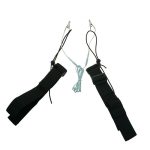 Electric Shock Labia Clamps With Leg Bondage Belt Nipple Clip Vibrator Pussy Clitoris Electro Stimulation Sex Toys For Women - 3