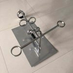 Stainless Steel Bondage Shelf Adults Games Sex Handcuffs Foot Cuffs Slave Tools Toys For Couples Bdsm Collar - 5
