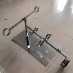 Stainless Steel Bondage Shelf Adults Games Sex Handcuffs Foot Cuffs Slave Tools Toys For Couples Bdsm Collar - 6