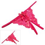 Women Panties Lace Sexy G-string 1 Pieces Briefs Lingerie Waist Cotton Woman Panty Soft T-back Female Underwear - 3