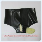 Latex Short Underwear Panty Adult Games Condoms Panties With Condom - 3