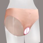 Sex Fake Underwear Enhancer Hip Silicone Realistic Pussy Panties Shemale Crossdresser Cosplay Pants Transgender Artificial - 3