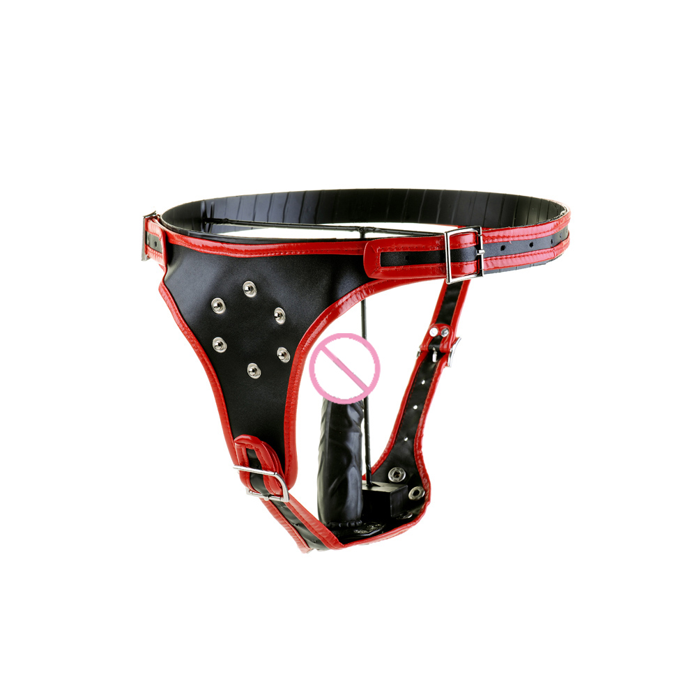 Unisex Strapon Harness With Dildo Adjustable Chastity Belt Ideal For Lesbian Gay Couples Play Adult Sex Toys - 2