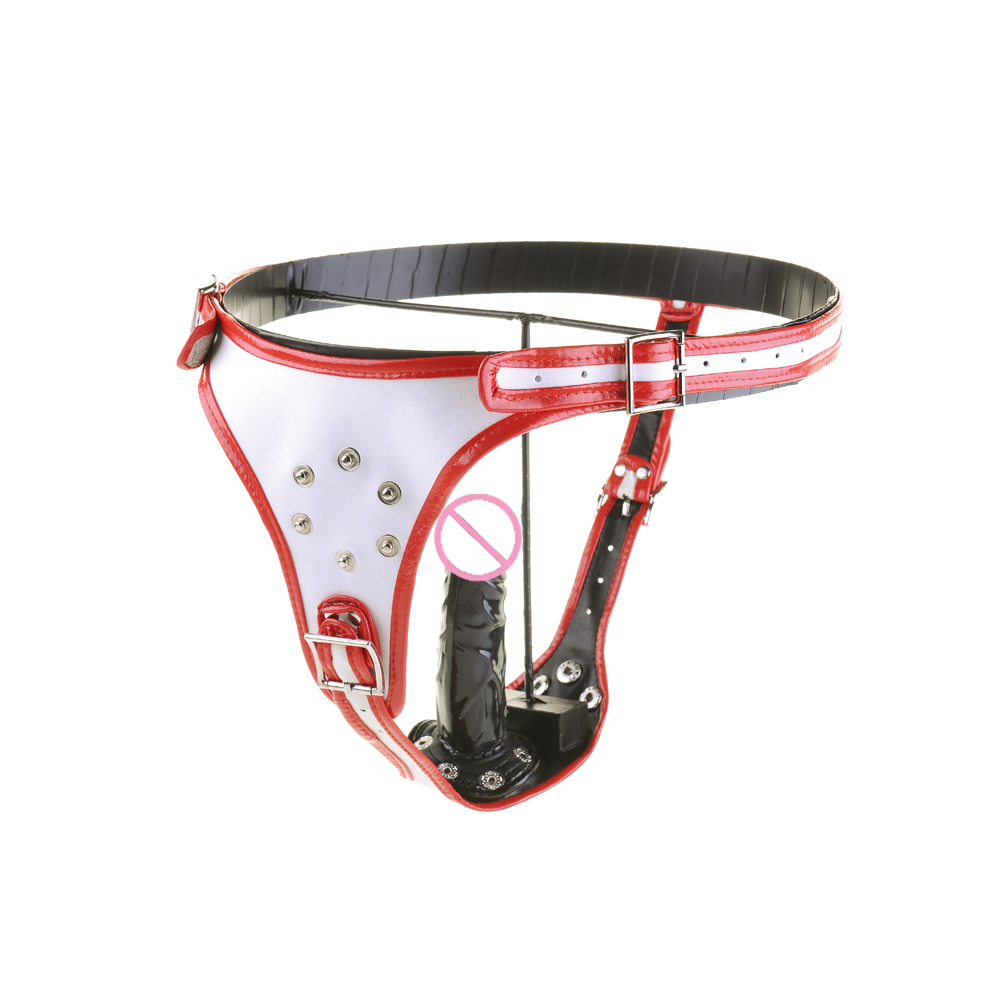 Unisex Strapon Harness With Dildo Adjustable Chastity Belt Ideal For Lesbian Gay Couples Play Adult Sex Toys - 5