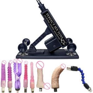 9 Model Automatic Sex Machine Gun Massage Bar Simulated Penis With Big Dildo Anal Toys For Couples E5-1-113