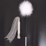Bdsm Metal Chains Whip Flogger Ass Spanking Flirting Feather Tickler In Adult Games Fetish Sex Toys For Women And Men