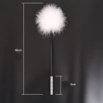 Bdsm Metal Chains Whip Flogger Ass Spanking Flirting Feather Tickler In Adult Games Fetish Sex Toys For Women And Men - 2