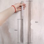 Bdsm Metal Chains Whip Flogger Ass Spanking Flirting Feather Tickler In Adult Games Fetish Sex Toys For Women And Men - 3