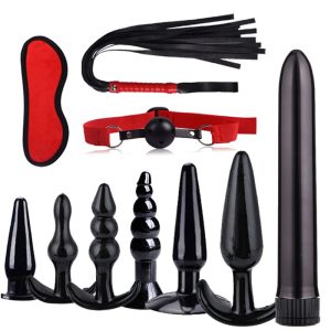 Adult Fun Toy Suit 10pcs Set Bed Game Play Special Sm Kit For Couple Sexy Toys