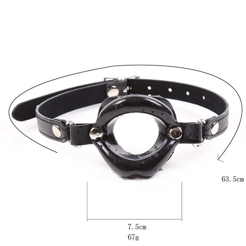 Erotic Bdsm Slave Toys Sexy Lip Oral Sex Restraints Fetish Bondage Mouth Gag For Couples Play - 6